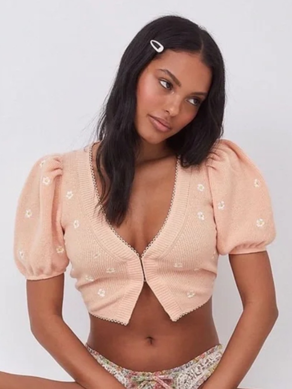 For love and lemons cropped cardigan size XS